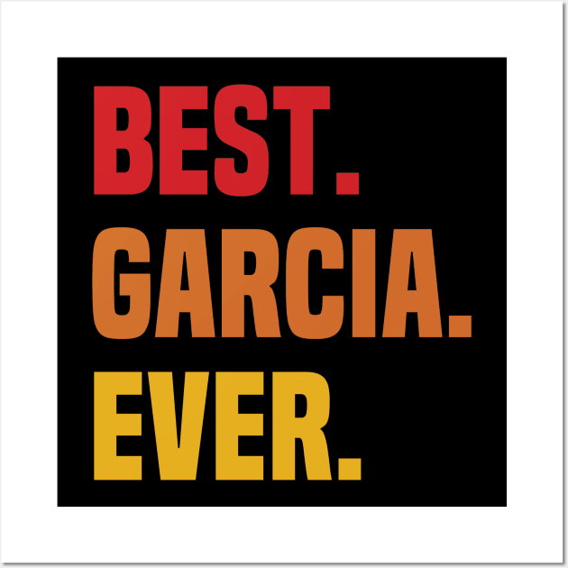 BEST GARCIA EVER ,GARCIA NAME Wall Art by GEMEARNARNSYAK